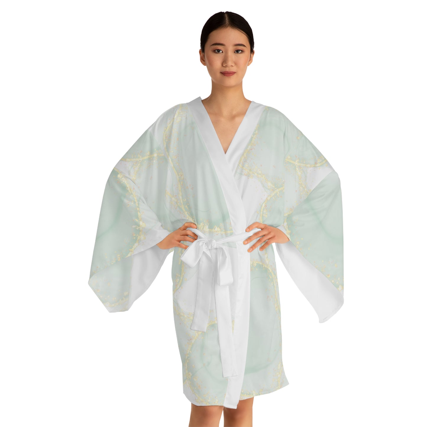 Blue Bubbles Kimono