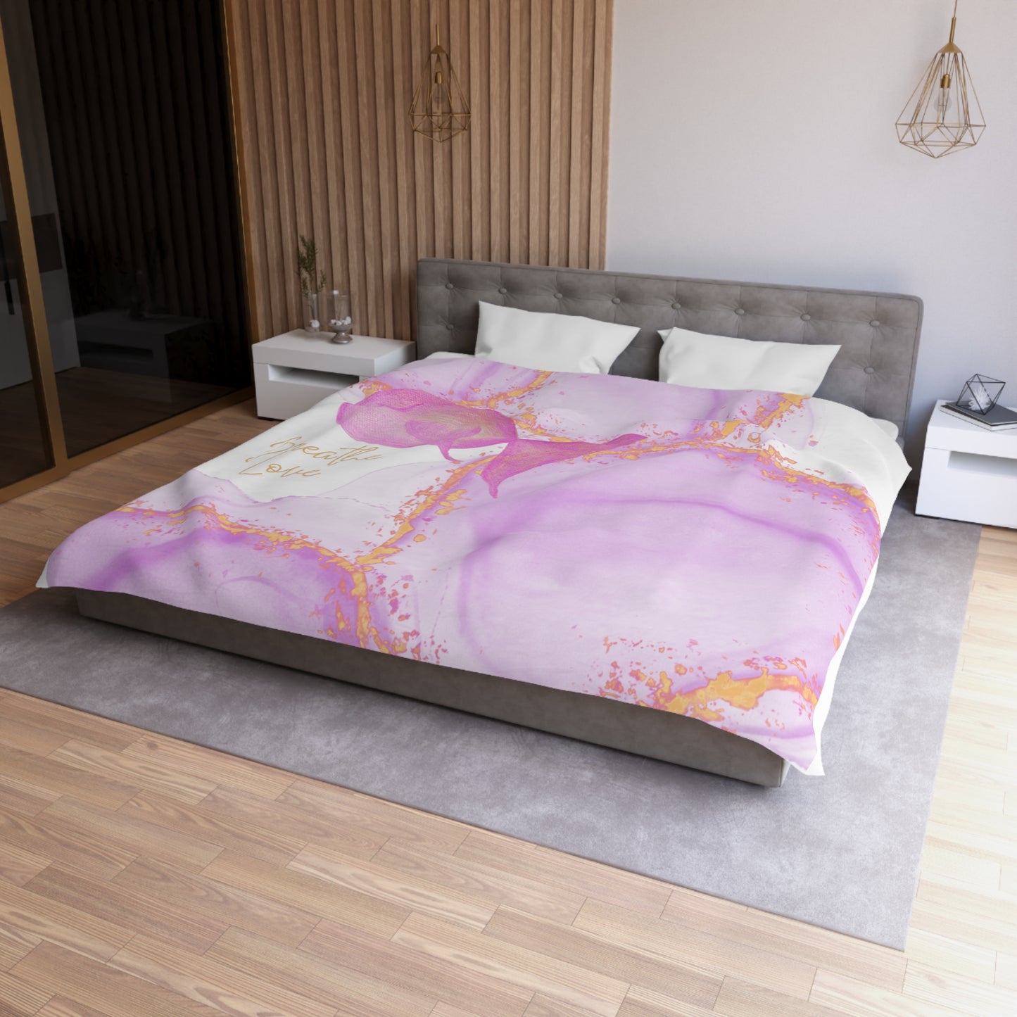 Rose Bubbles Duvet Cover